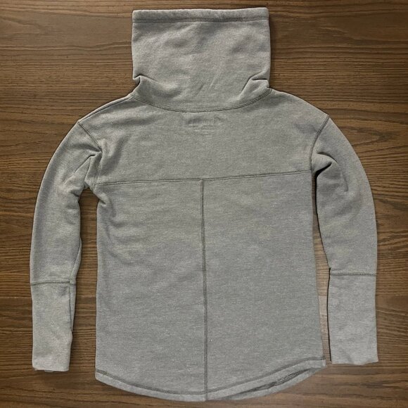 LSU Tigers Women’s Funnel Neck Hoodie Gray Campus Couture Large Thumbholes - Picture 2 of 10